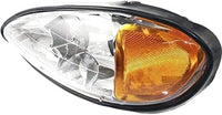 Set Of 2 Front Headlight Assembly Right Passenger & Left Driver Side Direct Replacement Compatible With 1999-2005 Pontiac Grand Am GM2502196 GM2503196 22672207 22672208