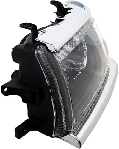 Set Of 2 Front Head Light Assembly Left Driver & Right Passenger Side Direct Replacement Compatible With 2000-2004 Mitsubishi Montero Sport MI2502121 MI2503121 MR566767 MR566768