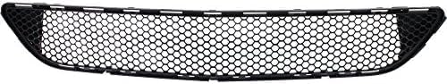 Front Bumper Center Grille Textured Plastic Direct Replacement Compatible With 2008-2011 Mercedes Benz C-Class MB1036120 2048850153