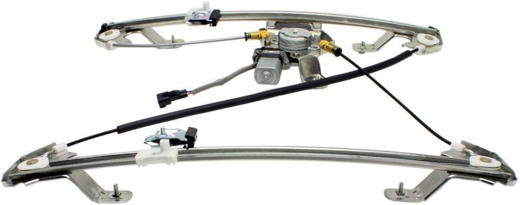 Set of 2 Rear Power Window Regulator with Moter Left Driver & Right Passenger Side Direct Replacement Compatible with 2004-2008 Ford F-150/2006-2008 Lincoln Mark LT FO1551126