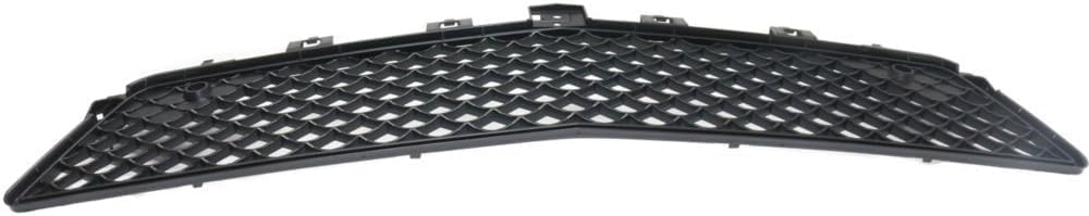 Front Bumper Center Grille Textured Direct Replacement Compatible With 2012-2015 Mercedes Benz C-Class MB1036127 2048850853
