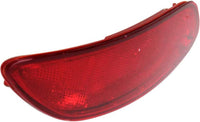 Rear Bumper Reflector Plastic Left Driver Side Direct Replacement Compatible With 2010-2012 Hyundai Santa HY1184107 924082B510