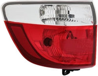 Set Of 2 Tail Light Outer Assembly Right Passenger & Left Driver Side Direct Replacement Compatible With 2011-2013 Dodge Durango CH2805103 CH2804103 55079136AG 55079137AG