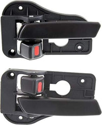 Set of 2 Front Or Rear Interior Door Handle Left Driver and Right Passenger Side Direct Replacement Compatible with 2007-2012 Kia Rondo KI1353112 KI1352112 826201D000WK 826101D000WK
