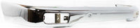 Front Bumper Face Bar Chrome Steel + Lower Valance Panel Textured Direct Replacement Compatible With Toyota Tacoma 1995-1997 TO1002154 TO1095169 5210104060 5391104041
