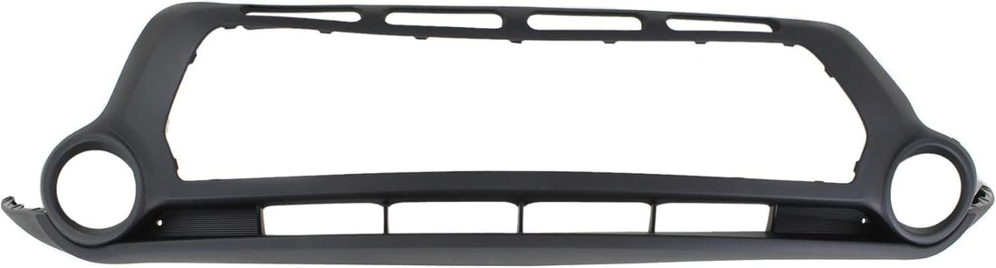 Front Bumper Cover Lower + Center Grille Textured Direct Replacement Compatible With 2014-2016 Kia Soul KI1015104 KI1036119 86561B2000 86512B2000
