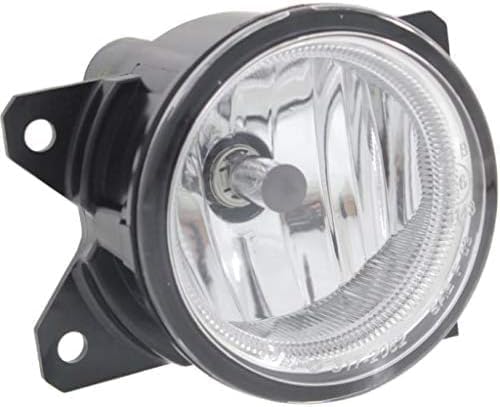 Set Of 2 Front Fog Lights Assembly Plastic Left Driver & Right Passenger Side Direct Replacement Compatible With 2016-2021 Honda Civic / 2018-2020 Fit HO2593143 HO2592143