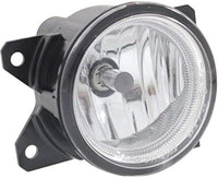 Set Of 2 Front Fog Lights Assembly Plastic Left Driver & Right Passenger Side Direct Replacement Compatible With 2016-2021 Honda Civic / 2018-2020 Fit HO2593143 HO2592143