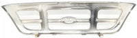 Front Grille Chrome Shell & Gray Insert Direct Replacement Compatible With 1988-2000 Ford Ranger FO1200341 F87Z8200KAA