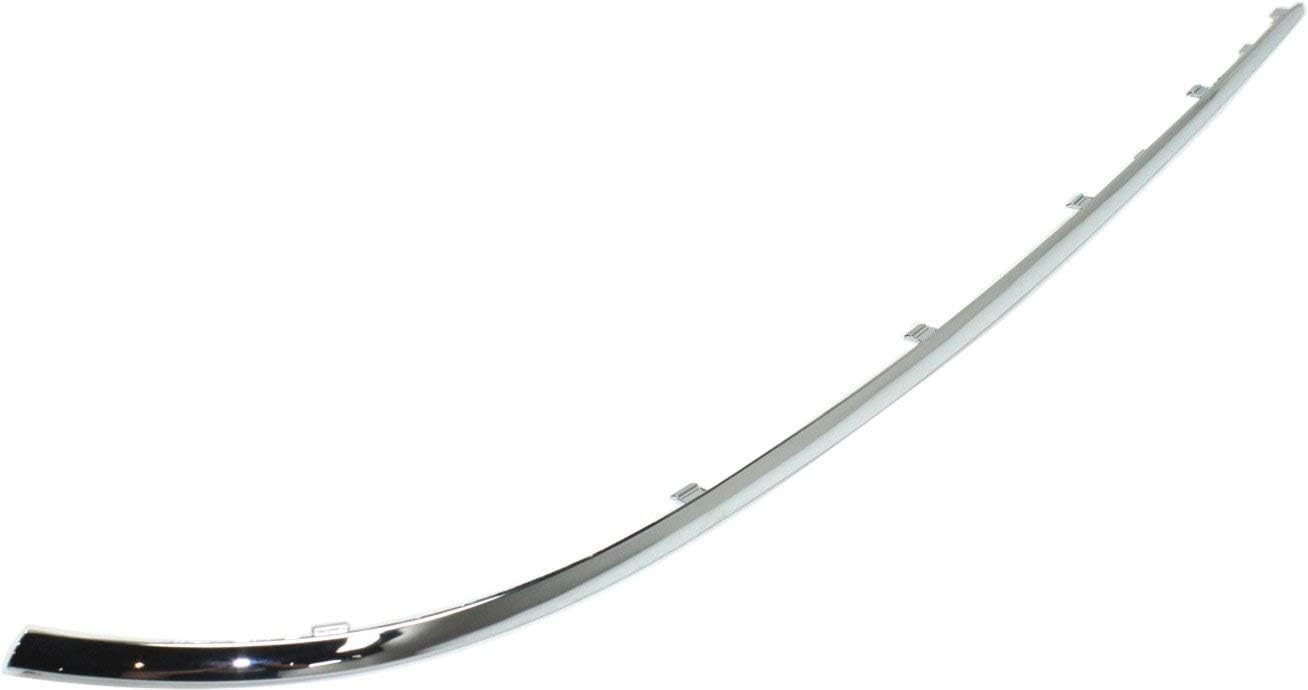 Set Of 2 Rear Bumper Outer Impact Strip Molding Chrome Left Driver & Right Passenger Side Direct Replacement Compatible With 2003-2006 Mercedes Benz E-Class 21188003129744