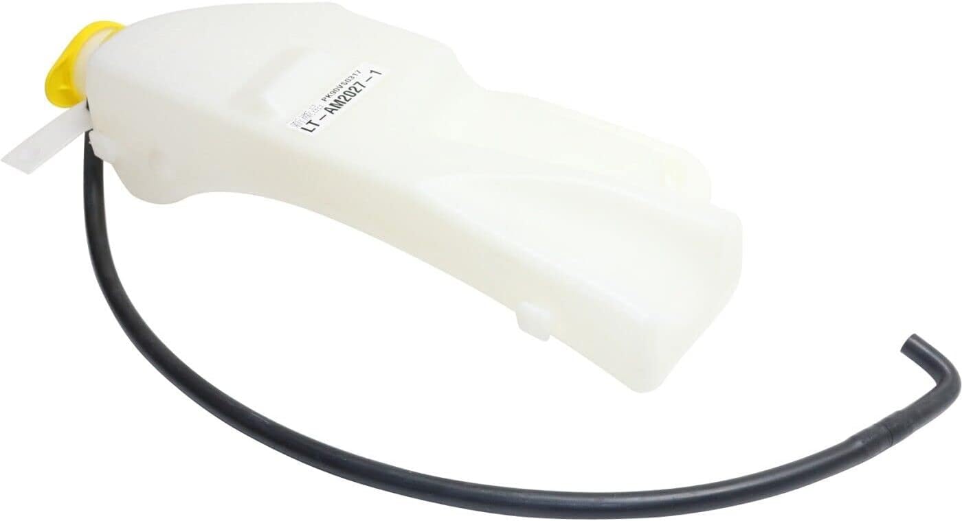 Front Coolant Reservoir Radiator Spare Tank With Cap & Hose Direct Replacement Compatible With 2012-2017 Jeep Wrangler CH3014149 68091500AD