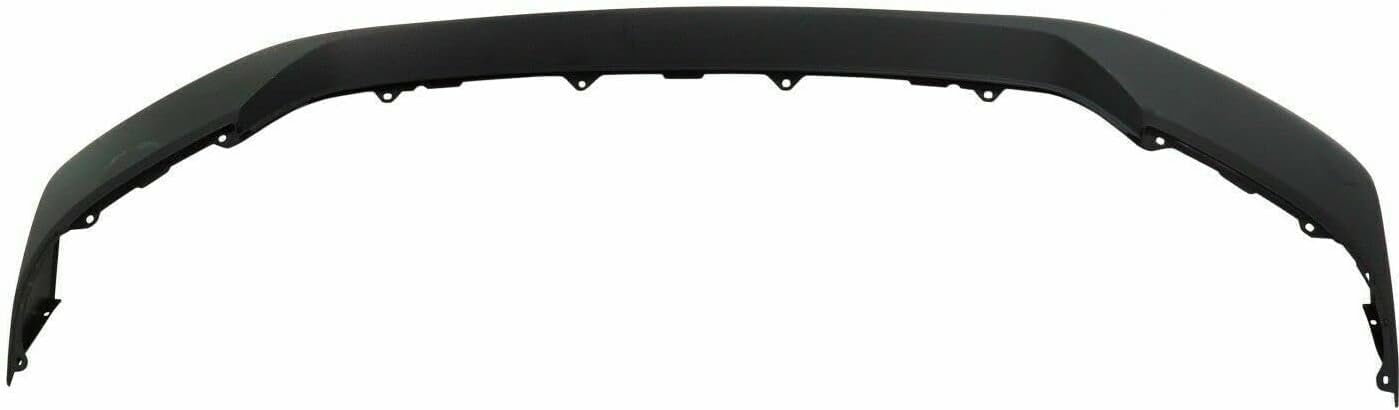 AUTOS PARTS PLUS Front Bumper Face Bar Chrome Steel Without Park Assist Sensor Holes + Upper Cover Primed + Lower Valance Panel Textured Direct Replacement Compatible With 2010-2013 Toyota Tundra
