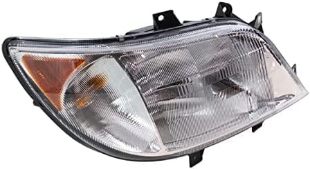 Set Of 2 Front Head Light Assembly Halogen Right Passenger & Left Driver Side Direct Replacement Compatible With 2003-2006 Dodge Sprinter / 2002-2006 Freightliner 2500 3500 CH2503172