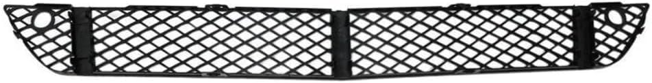 Front Bumper Center Face Bar Grille Textured Black Direct Replacement Compatible With 2007-2013 Mercedes Benz S550 / 2007-2013 S600 MB1036132 2218852322