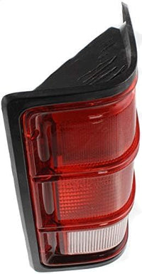 Set of 2 Tail Light Lens And Housing With Black Trim Right Passenger & Left Driver Side Direct Replacement Compatible With 1988-1993 Dodge Full Size Pickup CH2800114 CH2801114
