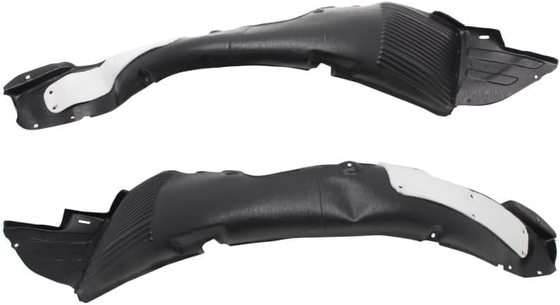Set Of 2 Front Fender Liner Left Driver & Right Passenger Side Direct Replacement Compatible With 2013-2015 Hyundai Elantra HY1249138 HY1248138 86812A5000 86811A5000