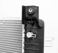 Front Radiator Aluminum Core Direct Replacement Compatible With 2002-2005 Cadillac Escalade / 2005-2013 Chevrolet Silverado/Sierra 1500/2011-2014 Cadillac Escalade GM3010275