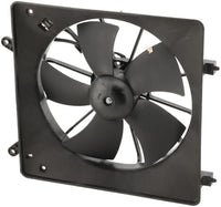 Front Radiator Single Fan Assembly Plastic Left Driver Side Direct Replacement Compatible With 1998-2002 Honda Accord HO3115103 19015PAAA01-PFM 19020PAAA01