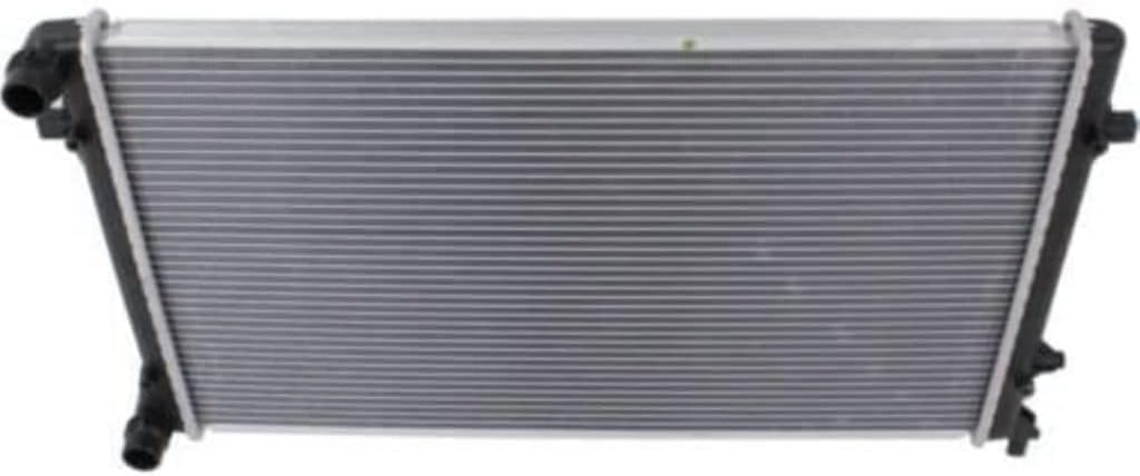 Front Radiator Aluminum Core Direct Replacement Compatible With 2005-2014 Volkswagen Jetta / 2006-2009 Rabbit VW3010150 1K0121251CJ