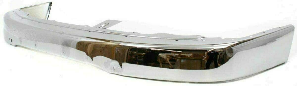 Front Bumper Chrome + Lower Valance Primed + Grille Extension Filler + Signal Lamp Left Driver & Right Passenger Side Direct Replacement Compatible With 1999-2002 Toyota 4Runner
