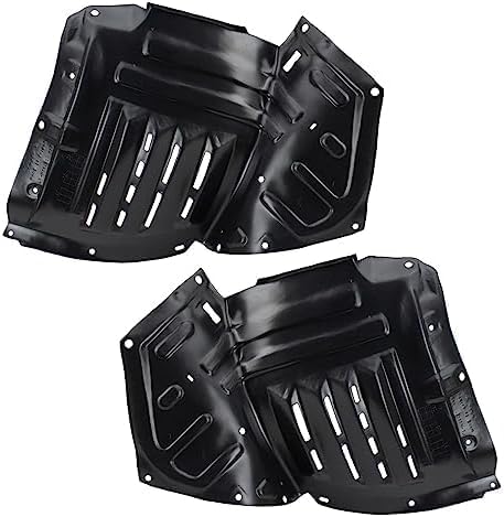 Set Of 2 Front Fender Liner Plastic Left Driver & Right Passenger Side Direct Replacement Compatible With 2004-2007 Mazda RX-8 MA1249127 MA1248127 F1515613YB F1515614YB