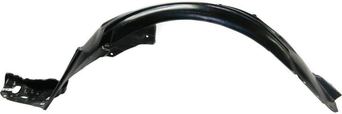 Front Fender Liner Left Driver Side Direct Replacement Compatible With 2012-2014 Acura TL AC1248134 74151TK5A01-PFM