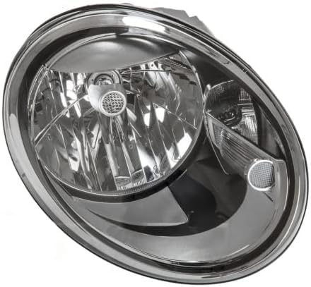Front Head Light Assembly Right Passenger Side Direct Replacement Compatible With 2012-2019 Volkswagen Beetle VW2503147 5C1941006