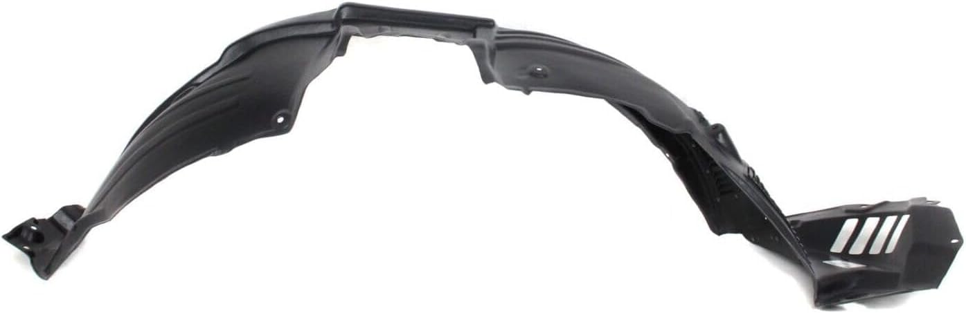 Front Fender Liner Left Driver Side Direct Replacement Compatible With 2008-2010 Toyota Highlander TO1248151 538060E040