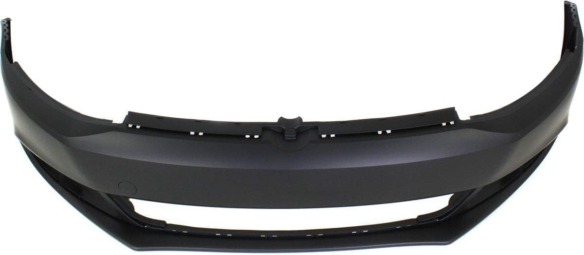 AUTOS PARTS PLUS Front Bumper Cover Primed Direct Replacement Compatible With 2011-2014 Volkswagen Jetta VW1000190 5C6807217DGRU