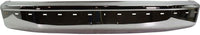 Front Bumper Chrome without Air Holes + Molding + Lower Valance Panel Textured Direct Replacement Compatible With Ford F-150 / Bronco 1992-1996 FO1002237 FO1057220 FO1095154