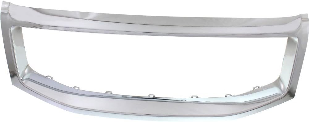 Front Grille Molding Chrome Direct Replacement Compatible With 2012-2015 Honda Pilot HO1202108 75102SZAA11