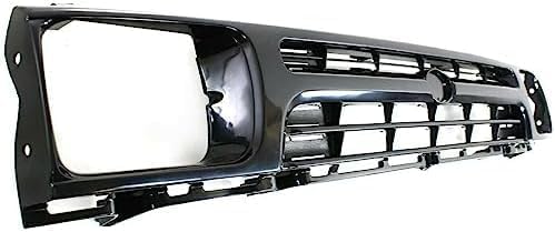 Front Bumper Grille Primed Shell & Insert Direct Replacement Compatible With 1992-1995 Toyota Pickup TO1200127 5311135080
