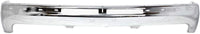 Front Bumper Chrome Steel + Upper Cover + Lower Valance + Brackets + Fog Lamps Left & Right Side Direct Replacement Compatible With 1999-2002 Silverado 1500/2000-2006 Tahoe/Suburban