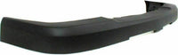 Front Bumper Chrome Steel + Upper Cover + Lower Valance Air Deflector Textured Black Direct Replacement Compatible With Chevrolet Silverado 2500HD 3500 2003-2006 GM1051109 GM1092205
