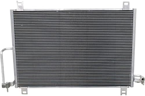 Front A/C Condenser Aluminum Core Direct Replacement Compatible With 2002-2009 Chevrolet Trailblazer GM3030241 89019255