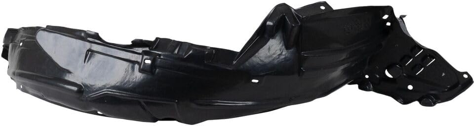 Front Fender Liner With Pad Right Passenger Side Direct Replacement Compatible With 2006-2011 Honda Civic HO1249134 74101SNAA00