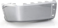 Rear Bumper End Caps Chrome Steel Without Sensor Holes Left Side Direct Replacement Compatible With 2007-2013 Chevrolet Silverado/GMC Sierra 1500/2007-2014 2500HD 3500HD GM1104149