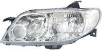 Set Of 2 Front Head Light Plastic Lens And Housing Left Driver & Right Passenger Side Direct Replacement Compatible With 2002-2003 Mazda Protege5 MA2518106 MA2519106