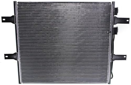Front AC Condenser Aluminum Core Direct Replacement Compatible With 2007-2009 Dodge Ram Pickup 2500 3500 CH3030239 55057095AA