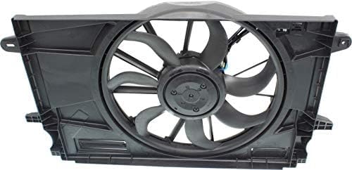 Front Radiator Fan Assembly Plastic Direct Replacement Compatible with 2016 Chevrolet Cruze GM3115290 39012568