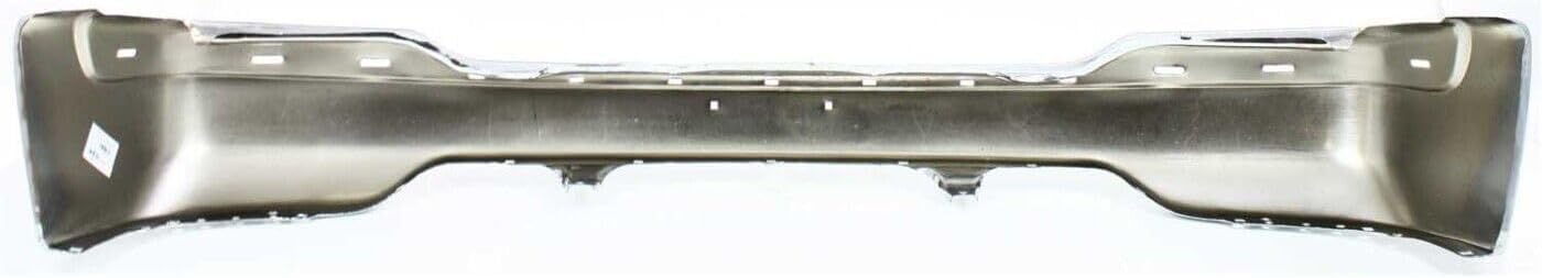 AUTOS PARTS PLUS Front Bumper Chrome Steel + Face Bar Trim Cap Primed Direct Replacement Compatible With 1999-2002 GMC Sierra / 2000-2006 Yukon 1500 2500 GM1002835 GM1051104 15758072-PFM 89026801