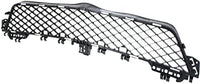 Front Bumper Center Grille Plastic Direct Replacement Compatible With 2012-2015 Mercedes Benz C-Class MB1036151 2048850624