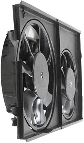 Front Radiator Fan Assembly Plastic Direct Replacement Compatible with 2006-2012 Chevrolet Malibu GM3115208 22719384