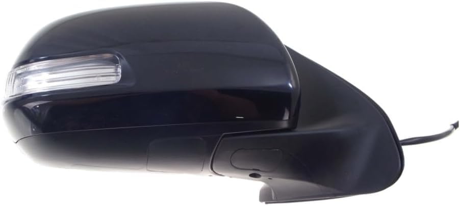 Set Of 2 Front Power Mirror Manual Folding Non-Heated Primed Plastic Left Driver & Right Passenger Side Direct Replacement Compatible With 2012-2015 Toyota Tacoma TO1321283 TO1320283