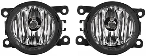 Front Bumper Primed + Lower Grille + Valance Textured + Fog Lights + Bezels With Chrome Rings Left And Right Side Direct Replacement Compatible With 2012-2015 Honda Pilot