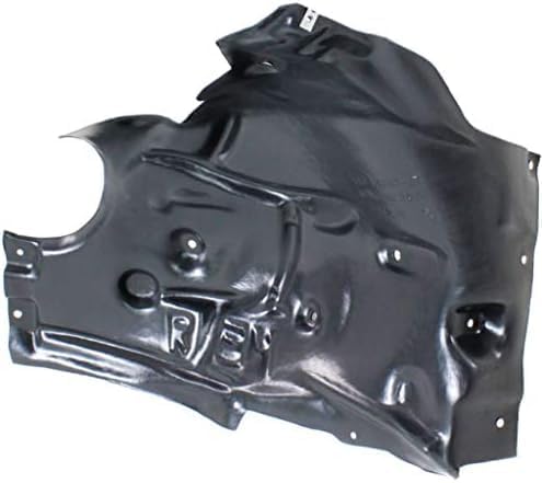 Front Fender Liner Rear Section Plastic Right Passenger Side Direct Replacement Compatible With 2014-2015 BMW 3-Series BM1249144 51717288908
