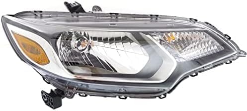 Set Of 2 Headlight Assembly Halogen Left Driver & Right Passenger Side Direct Replacement Compatible With 2015-2017 Honda Fit HO2503160 HO2502160 33100T5AA01 33150T5AA01