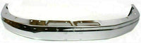 Front Bumper Face Bar Chrome Steel + Upper Cover Textured Direct Replacement Compatible With Chevrolet Express & GMC Savana 2500 3500 2003-2023/1500 2003-2014 GM1000693 GM1002459