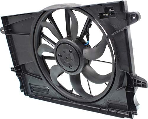Front Radiator Fan Assembly Plastic Direct Replacement Compatible with 2016 Chevrolet Cruze GM3115290 39012568