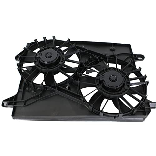Front Dual Fan Assembly Direct Replacement Compatible with 2005-2009 Chrysler 300/2006-2009 Dodge Charger CH3115132 5174358AA 5137717AB